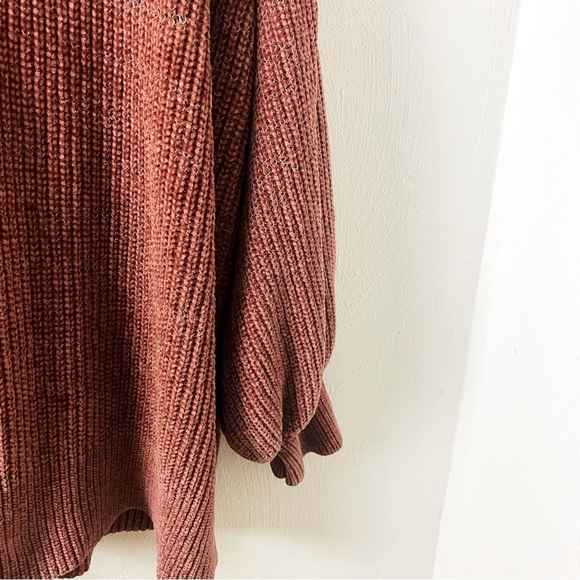 Ava Viv Pullover V-Neckline Soft & Cozy Knit Sweater. Rust Color Sz 4X - Picture 4 of 11